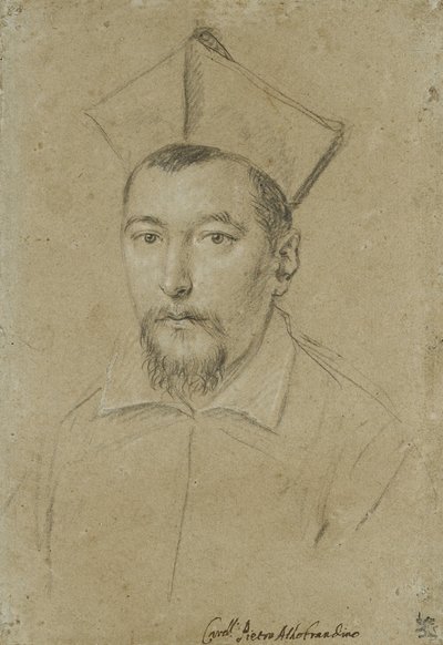 Porträt von Kardinal Pietro Aldobrandini von Ottavio Mario Leoni